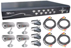DVR KITS with CCTV Colour Cameras