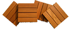 Solid Wooden Decking Tiles