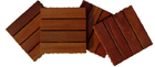 Solid Wooden Decking Tiles