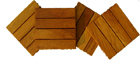 Solid Wooden Decking Tiles